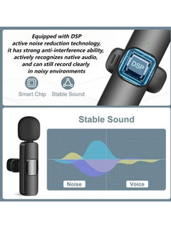 Generic Wireless collar clip microphone for recording videos, suitable for Typc-C interface+Apple interface+Android interface, with clear and impurity free sound  - Image 4