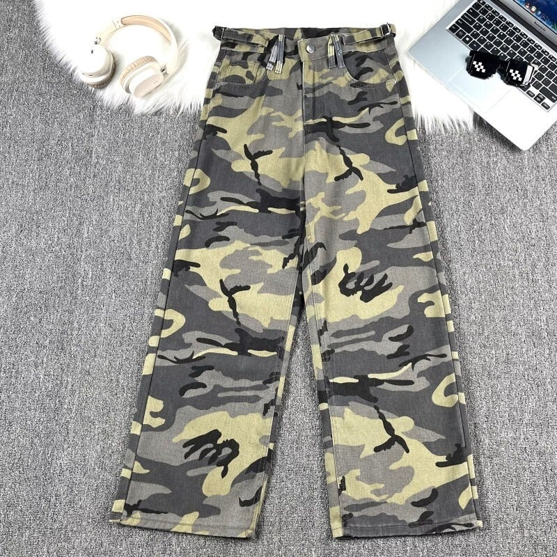 Unisex Casual Daily Denim Jeans - Image 1