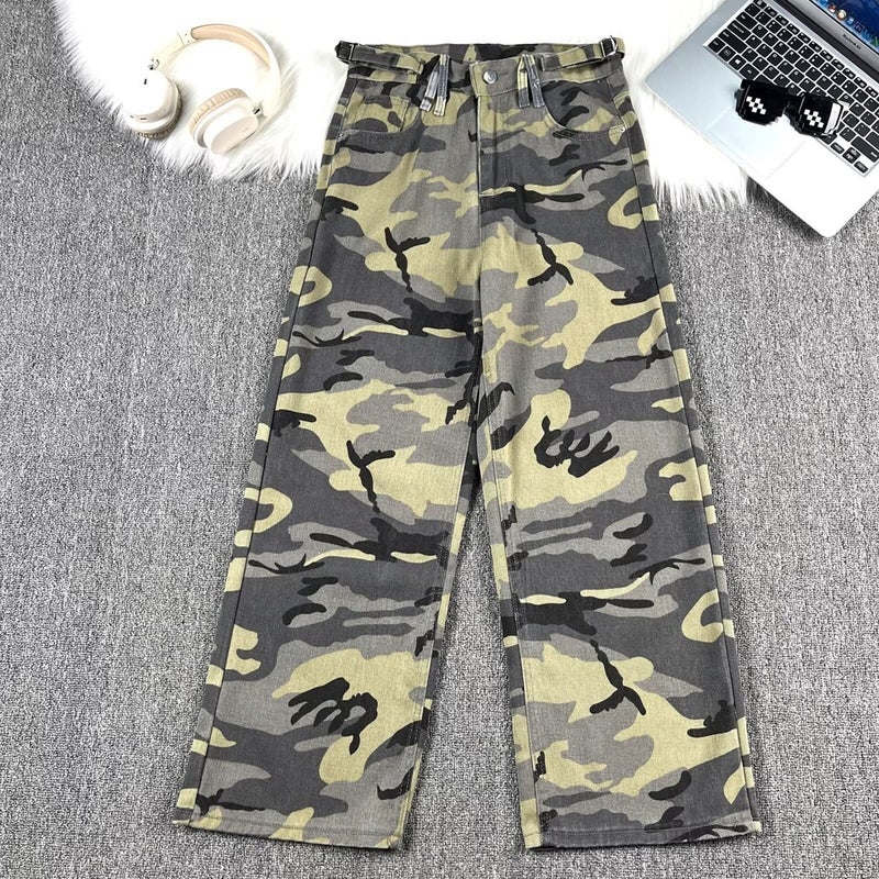 Unisex Casual Daily Denim Jeans - Image 2