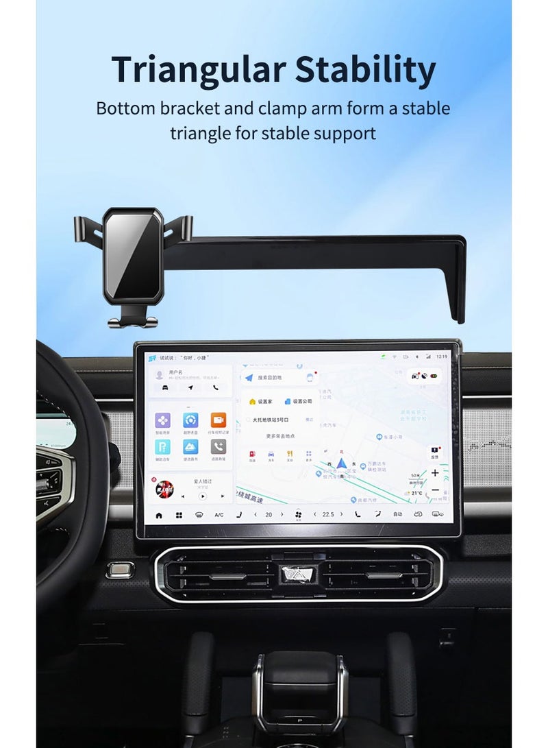 Jetour T2 Phone holder 2022-2025(15.6 inches) Monitor Phone Mount Gravity Car Holder for all phones - Image 1