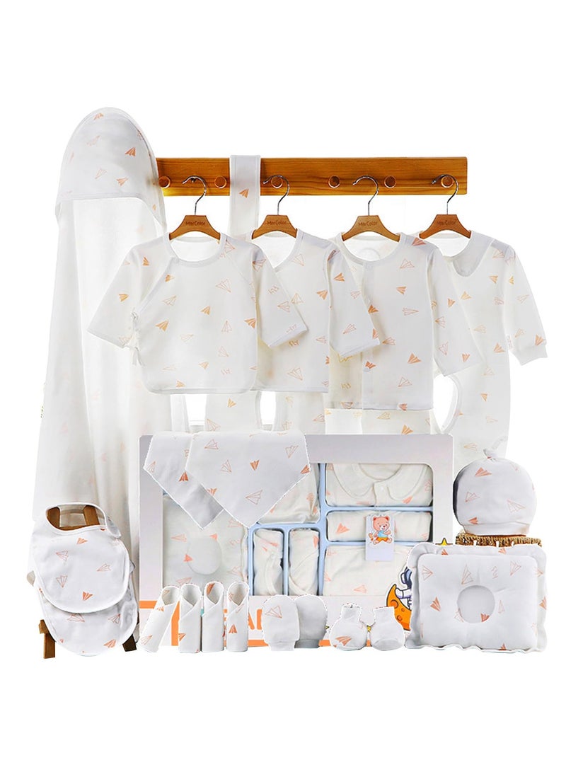 Arabest 22PCS Newborn Baby Gifts Set, Newborn Layette Gift Set, Baby Clothes Accessories Set for Boys and Girls, Premium Cotton, Perfect Gift Box for Spring Summer Autumn Winter Four Seasons - Image 1