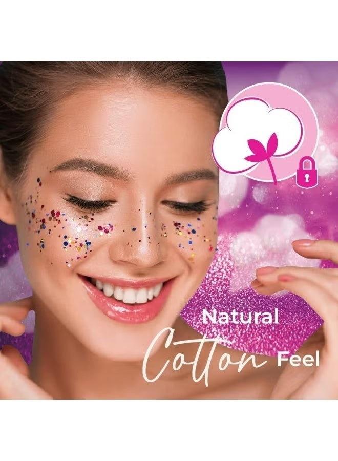 برايفت فوط صحية خاصة من القطن الطبيعي، رقيقة للغاية، 14 فوطة صحية، قطعتان (قد يختلف التغليف). - Image 4