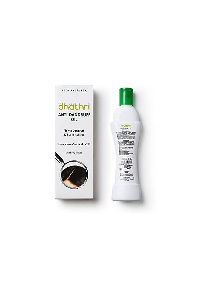 Dhathri Anti-Dandruff Oil - 100ml Pack of 2 | Herbal Hair Oil for Itchy Scalp | Ayurvedic Treatment for Men and Women - Image 2