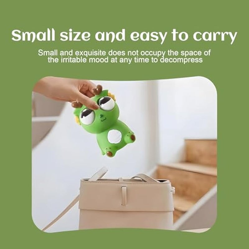 Pop-Out Eye Dragon Squeeze Toy - Stress Relief Sensory Squishy for Adults, Funny Anti-Stress Ball, Ideal Anxiety Toy for Party Favors and Gifts (Pink) - Image 4