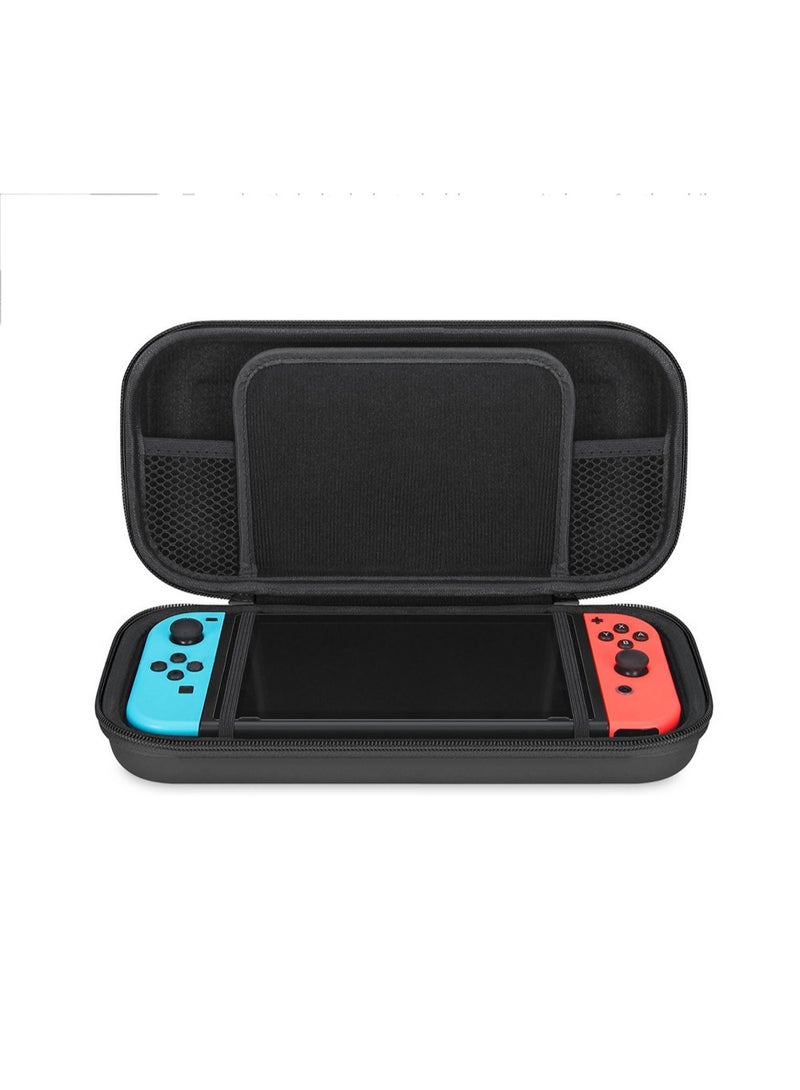 Carry Case Compatible with Nintendo Switch and New Switch OLED Console -Protective Hard Portable Travel Carry Case Shell Pouch with Pockets for Accessories and Games  - Image 4