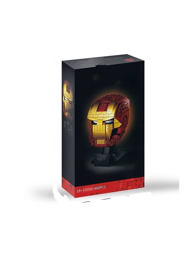 general 99027 superhero marvel steel warrior mask helmet model assemble small particle building block toy give gifts to family and friends - Image 4
