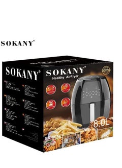 sokany SK-8014 Healthy Air Fryer 8.0L Overheating Protection 1800W  - Image 2
