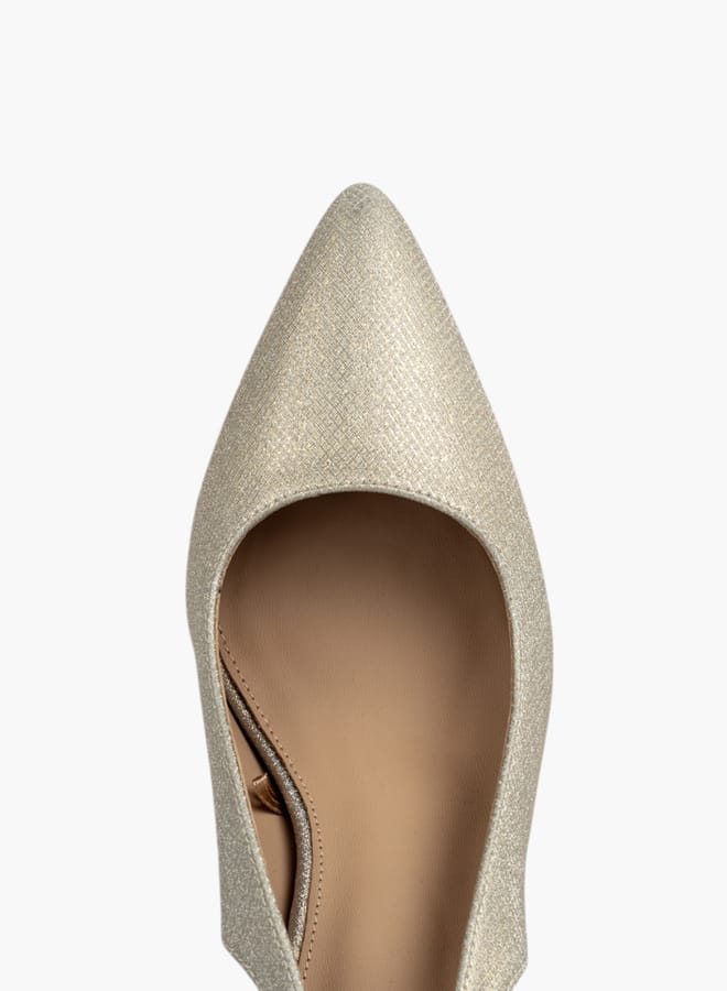 Flora Bella By Shoexpress Womens Textured Slingback Shoes With Stiletto Heels  - Image 3