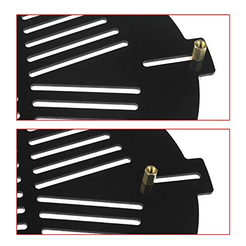 Astromania Bahtinov Mask Focusing Mask for Telescopes - FM100mm for a Tube Outer Diameter (OD) from 105mm-150mm - can be Mounted with The Brass Screws Inside or Outside The drawtube - Image 2