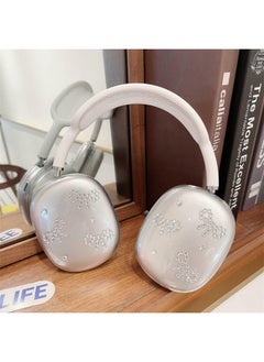 Flash Diamond Love Star For Apple Airpods Max Protective Case Headset Headset Protective Case Airpods-Color:Flash Diamond Bow-Applicable Models:Airpods MAX