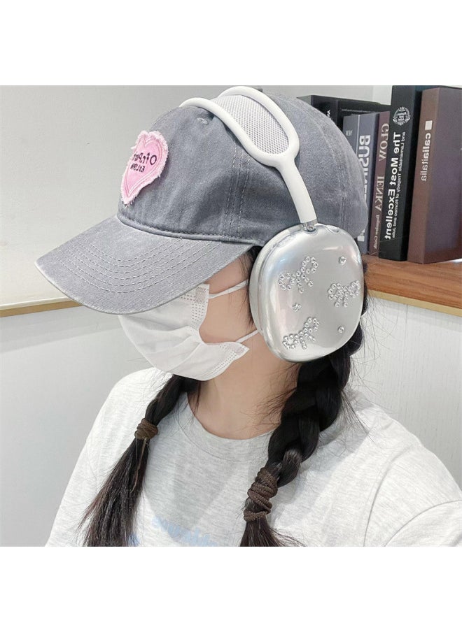Generic - Flash Diamond Love Star For Apple Airpods Max Protective Case Headset Headset Protective Case Airpods-Color:Flash Diamond Bow-Applicable Models:Airpods MAX - Image 1