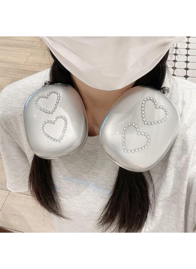Generic - Flash Diamond Love Star For Apple Airpods Max Protective Case Headset Headset Protective Case Airpods-Color:Flash Diamond Bow-Applicable Models:Airpods MAX - Image 1