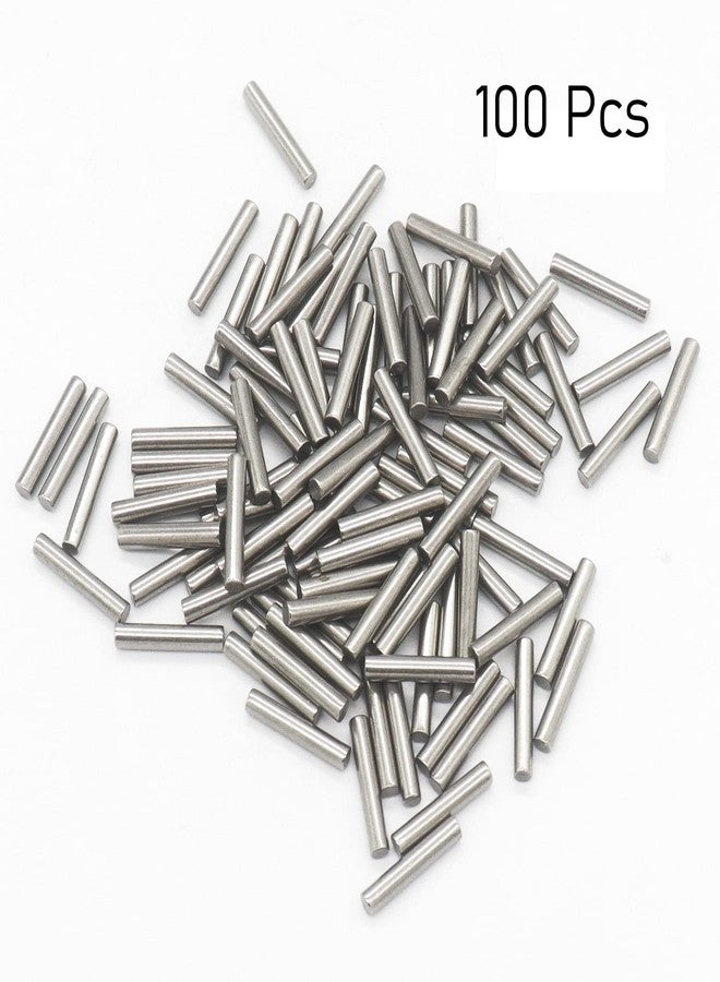 FOCMKEAS 100 PCS Dowel Pins 1.5 mm x 12 mm/0.06" x 0.47" （Dia. x Length） 304 Stainless Steel Shelf Support Pegs Pin Metal Rod Fasten Elements Used On Location - Image 2
