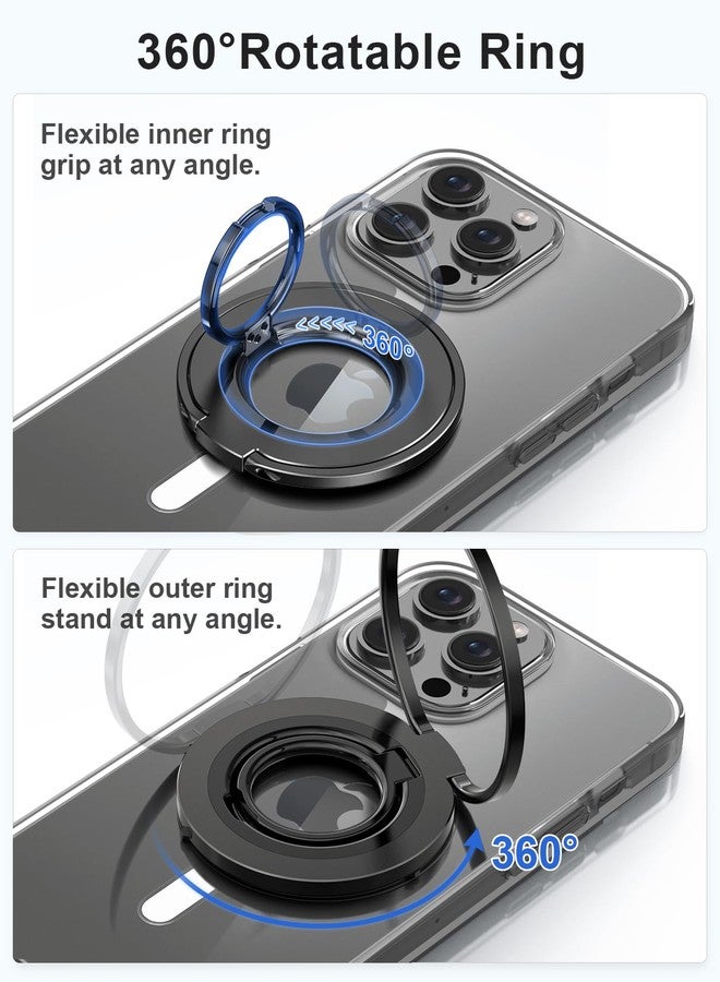 EWA MagOne Replaceable Metal Inner Ring, Removable Magnetic Ring Holder Loop Grip, Compatible with MagOne Ultra, Magone Lite 2nd Gen-Black, MG205R-R-BLK - Image 4