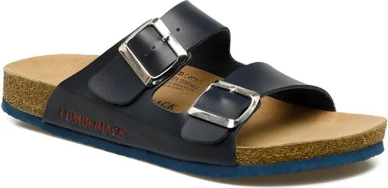 LUMBERJACK Mendy Slippers Navy Blue