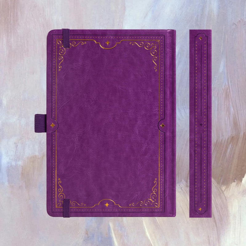TIEFOSSI Tree of Life Journal, A5 Lined Journal for Women Men, Aesthetic Notebook with 316 Numbered Pages, Hardcover Vegan Leather Journals with Bookmark, 100 GSM Thick Paper - Image 3