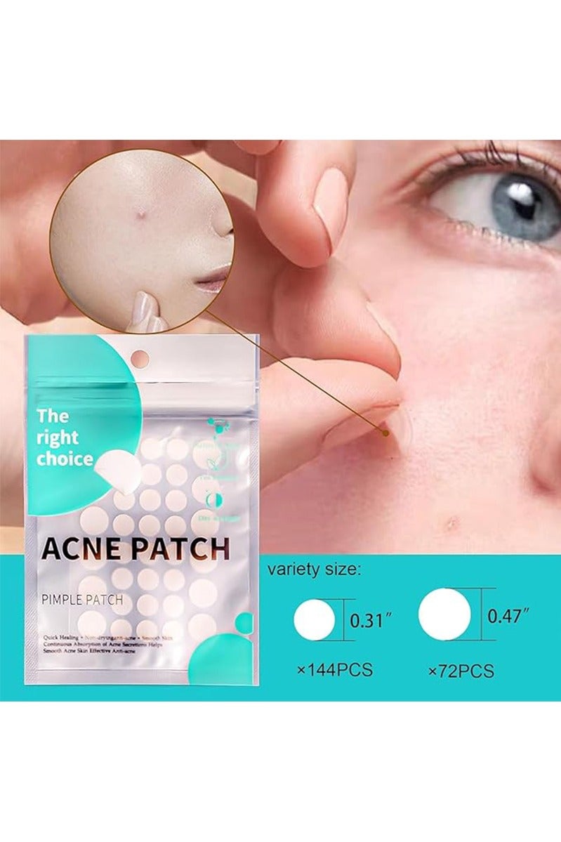 Sthxyfaith Acne Pimple Patches,Hydrocolloid Acne Patch for Covering Face, Blemishes, Zits Absorbing Patch,Cosmetics Patch for Pimple Dots, Acne Treatment, Invisible Acne Spot Patches(150 Count) - Image 4