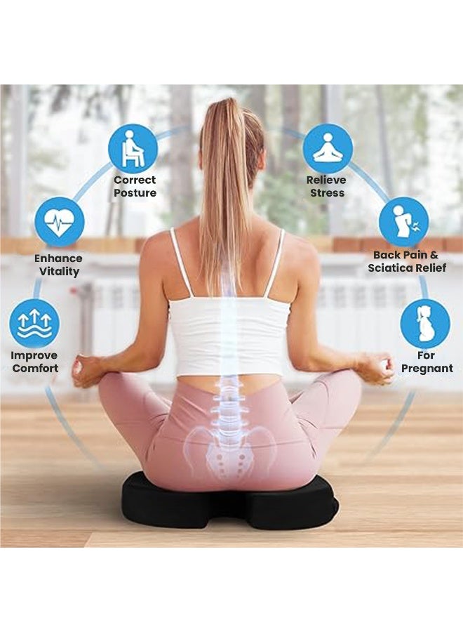 Rest Seat Cushion Orthopedic Memory Foam Cushion For Office Chair Car Seat Airplane Lumber  - Image 2