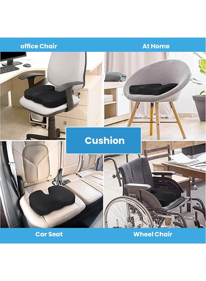 Rest Seat Cushion Orthopedic Memory Foam Cushion For Office Chair Car Seat Airplane Lumber  - Image 4