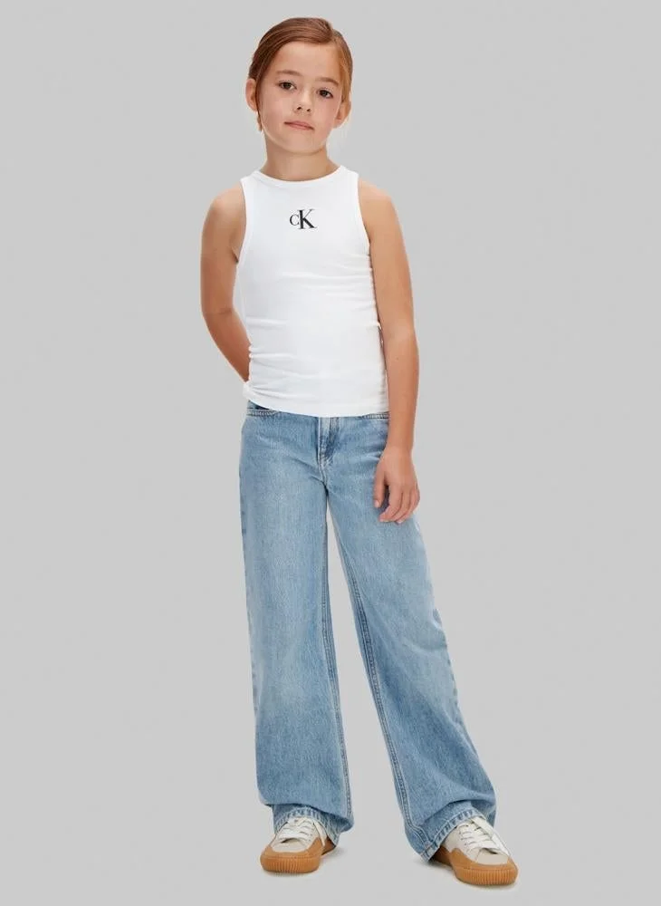 Calvin Klein Jeans  Youth Logo Tank Top for Women | Best Price UAE