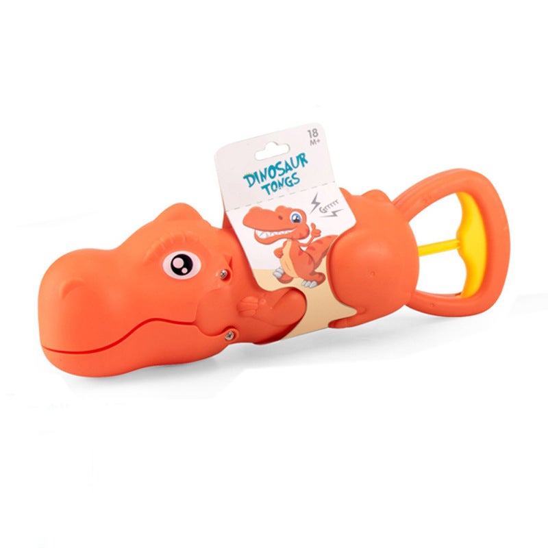 Clip Lobster Dinosaur Mechanical Arm Bite Hand Crocodile Shark Hippo Parent-Child Interaction Children Sand Digging Trick Beach ToyTyrannosaurus Rex Tingo Orange Tyrannosaurus Rex Tingo Orange