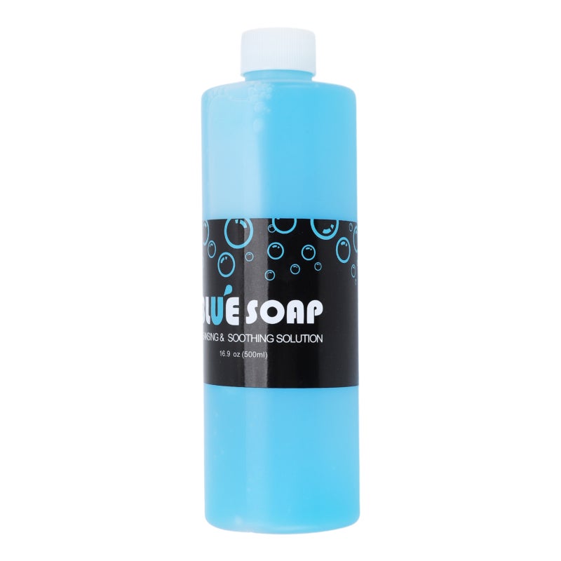 Tattoo Blue Soap Cleanser: All Natural Deep Cleansing - Mild Non Irritating Tattoo Aftercare Wash for New Tattoos Piercings Beginners Professionals - Image 3