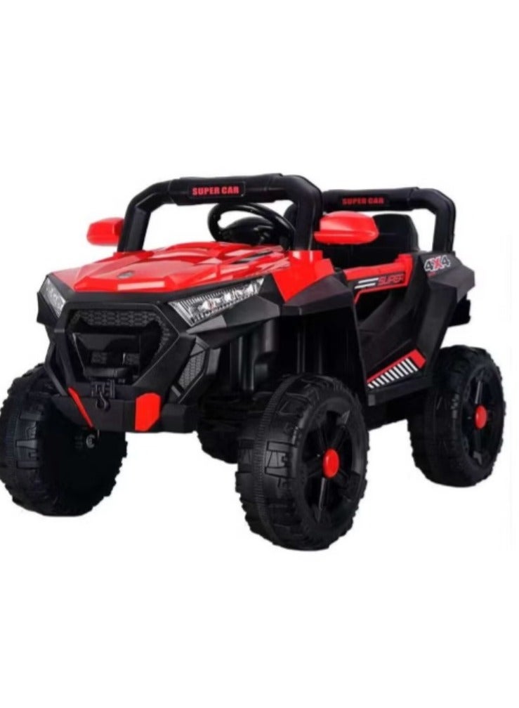Generic Ride-On CAR  4x4 Off-Road Vehicle - SUV Kids Mini Electric Car with Early Education Function - Remote Control Electric Car  - Image 5