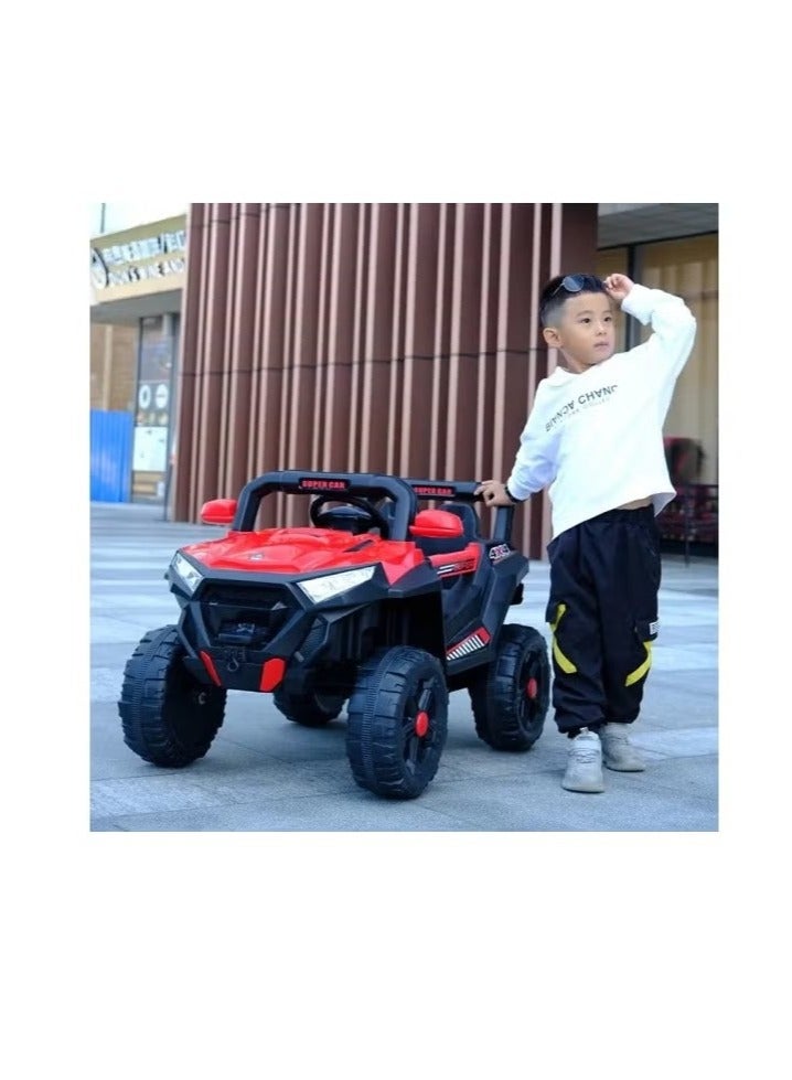 Generic Ride-On CAR  4x4 Off-Road Vehicle - SUV Kids Mini Electric Car with Early Education Function - Remote Control Electric Car  - Image 2