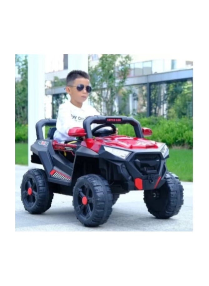Generic Ride-On CAR  4x4 Off-Road Vehicle - SUV Kids Mini Electric Car with Early Education Function - Remote Control Electric Car  - Image 4