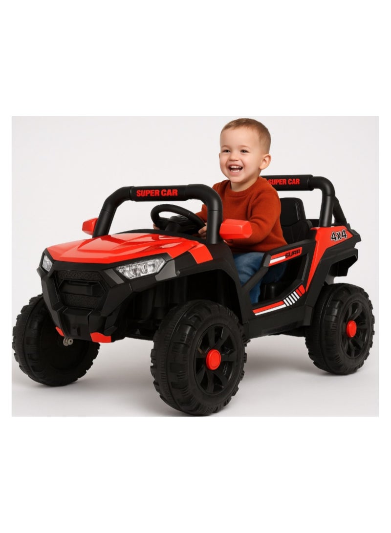 Generic Ride-On CAR  4x4 Off-Road Vehicle - SUV Kids Mini Electric Car with Early Education Function - Remote Control Electric Car  - Image 1