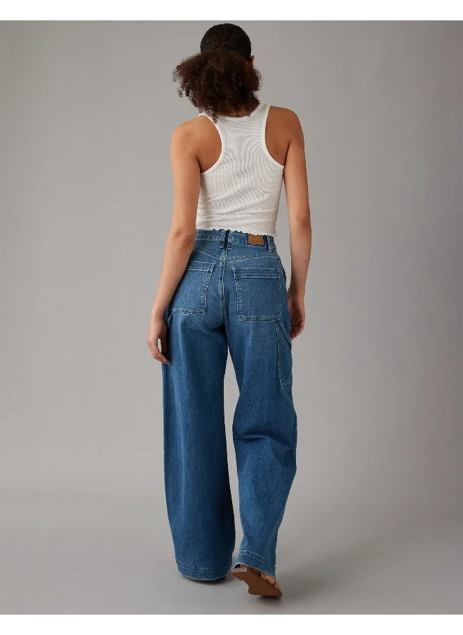 American Eagle High Waist Wide Leg Jeans