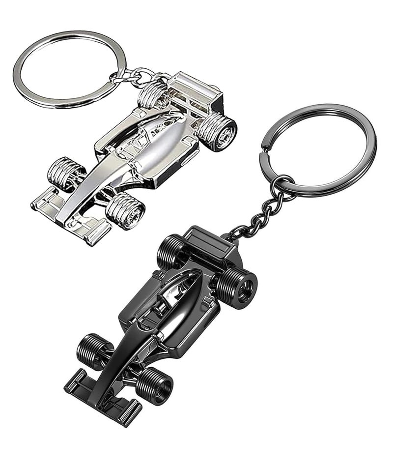 SQUISHCO F1 Merchandise Keychain, F1 Racing Car Design Key Chain, Stylish and Durable F1 Keychain Gift for Men Friends Daily Use - Image 1
