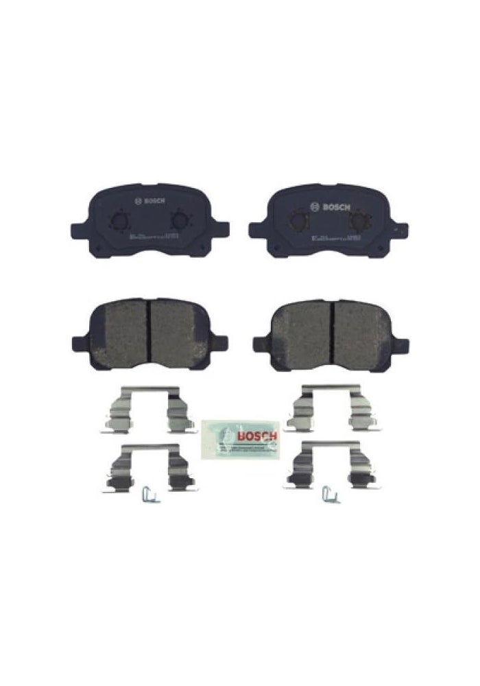 BOSCH BC741 QuietCast Premium Ceramic Disc Brake Pad Set - Front for Chevrolet Prizm and Toyota Corolla - Image 2