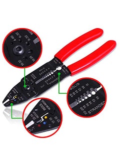 Generic uptodateproducts 9 Inch Electric Multi Tools Cable Wire Stripper Plier Cutter Crimper Automatic Multifunctional Terminal Crimping Stripping  - Image 2