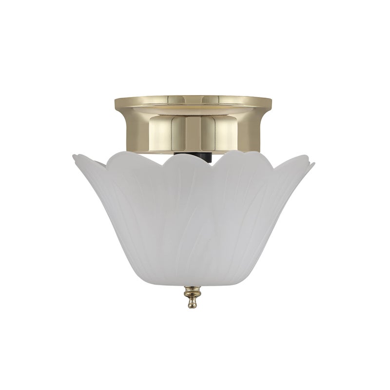 Aspen Creative 28003-15-2, Clip-on Tulip Shade in White Finish, 8" Diameter x 4" Height, 2 Pack - Image 5