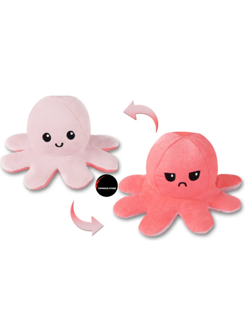 Toprock Store Mood Changing Two-Faced Octopus Plush 25 cm