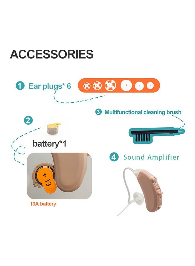 NIBEMINENT Mini Air-Conduction Type Hearing Device Left Ear - Image 2