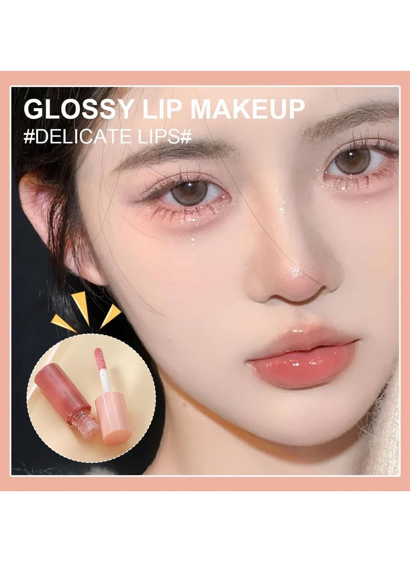 10 Colors Lip Gloss Set, Korean Lip Tint Stain, Natural Moisturizing Lip Gloss, Mini Liquid Lipstick, Long-Lasting Hydrating Lip Plumping Gloss, Multi-Use Lip and Cheek Tint Stain - pzsku/Z1008D4BC61C514E3FA27Z/45/_/1732985692/0da7a001-f2b4-419c-a740-3c54502217a5