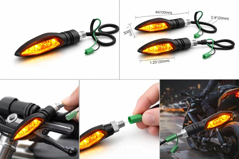 OBEROI'S TRADERS KTM Bike Front, Rear Turn Signal LED Indicator Light Lamp for KTM Duke | RC 125/200/250/390 All Models (Pack of 2) - Image 3
