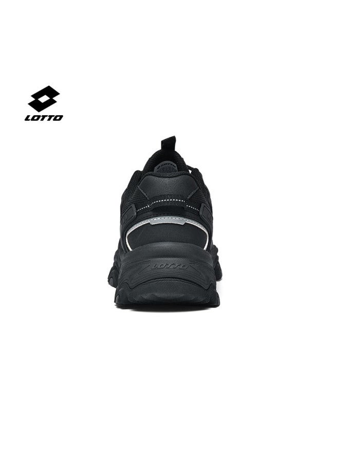 Lotto Men's Outdoor Hiking Shoes Autumn Sports Shoes Non-slip Wear-resistant Off-road Shock-absorbing Walking Shoes Black Size 39 - Image 5