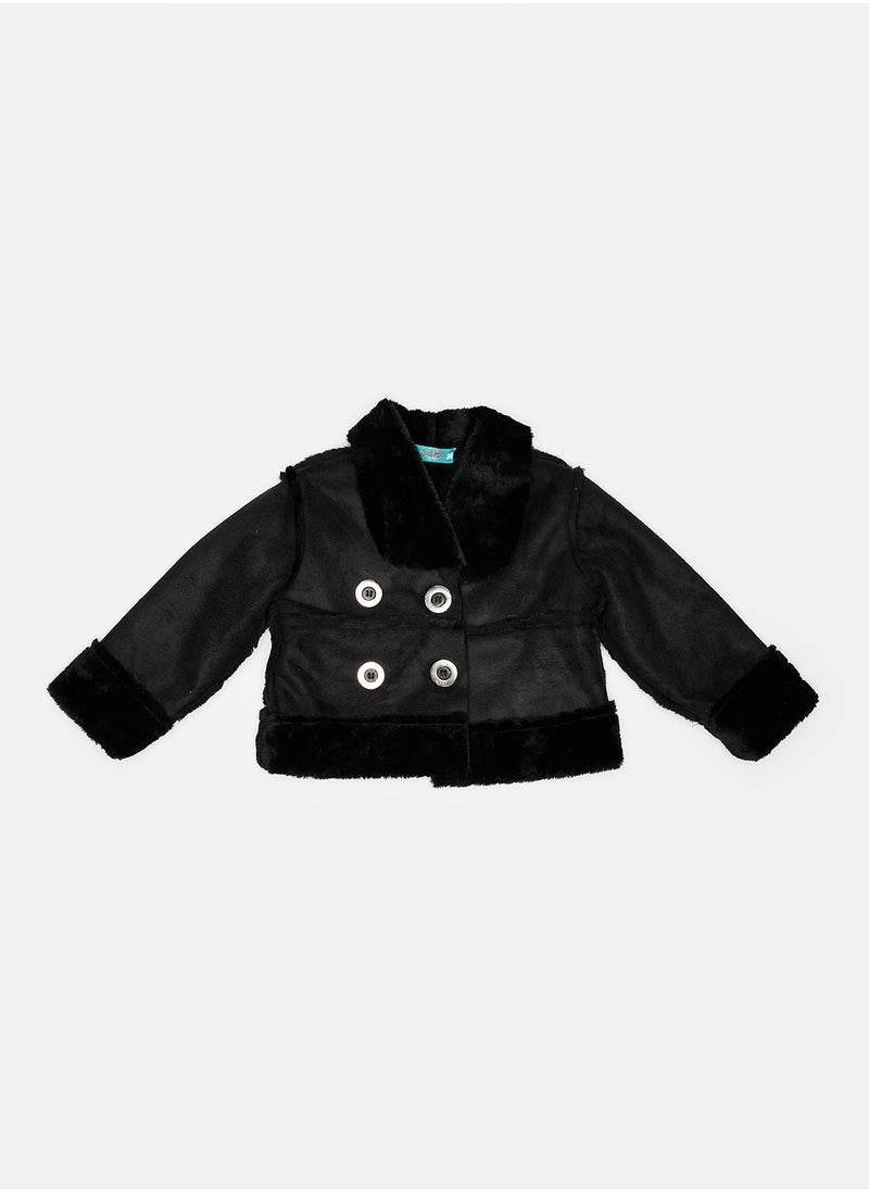 Jodi Mini - Girls Jacket with Fur - Image 1