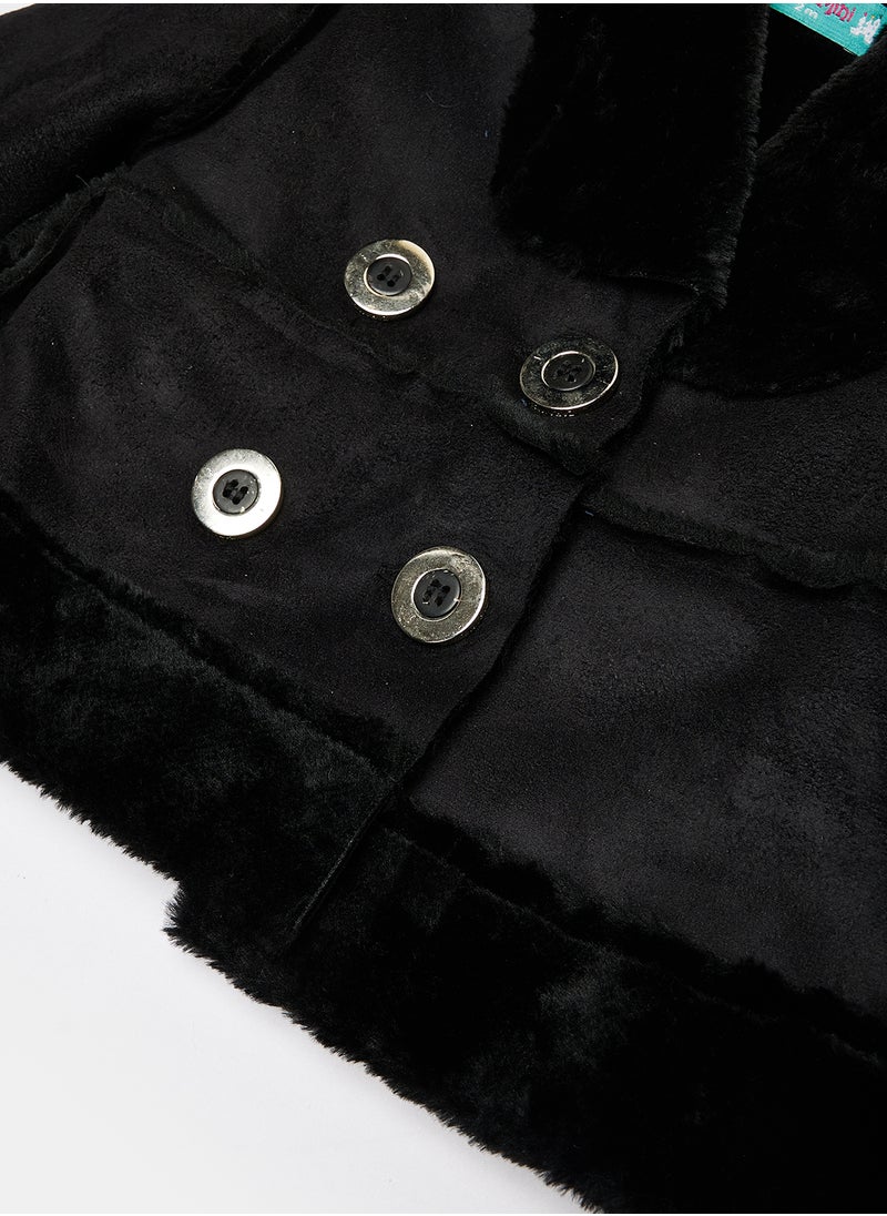 Jodi Mini - Girls Jacket with Fur - Image 1