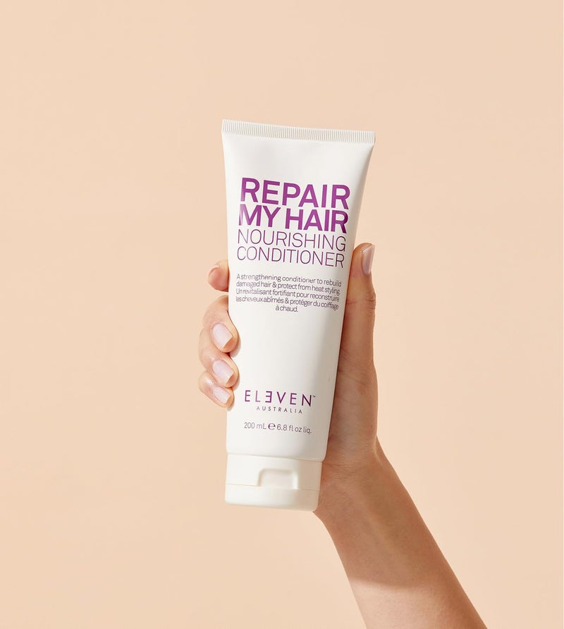 ELEVEN AUSTRALIA Repair My Hair Conditioner for Women & Men - Hydrating Conditioner for Dry & Damaged Hair, Adds Shine, Protects from Heat, Nourishing, Color Safe, Sulfate & Paraben Free - 6.8 fl oz - Image 3