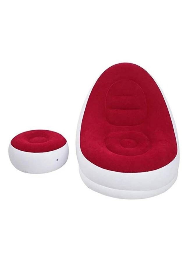 Kutis Portable Sofa with Foot Stool and Electric Pump  - Image 1