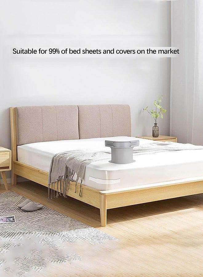Bed Sheet Holder Set with Lock Strips, Heavy Duty Bed Sheet Fasteners, Non-Slip Lock Sheet Clips, for All Size Mattress, Blankets, Bedding (4pcs)  - Image 2