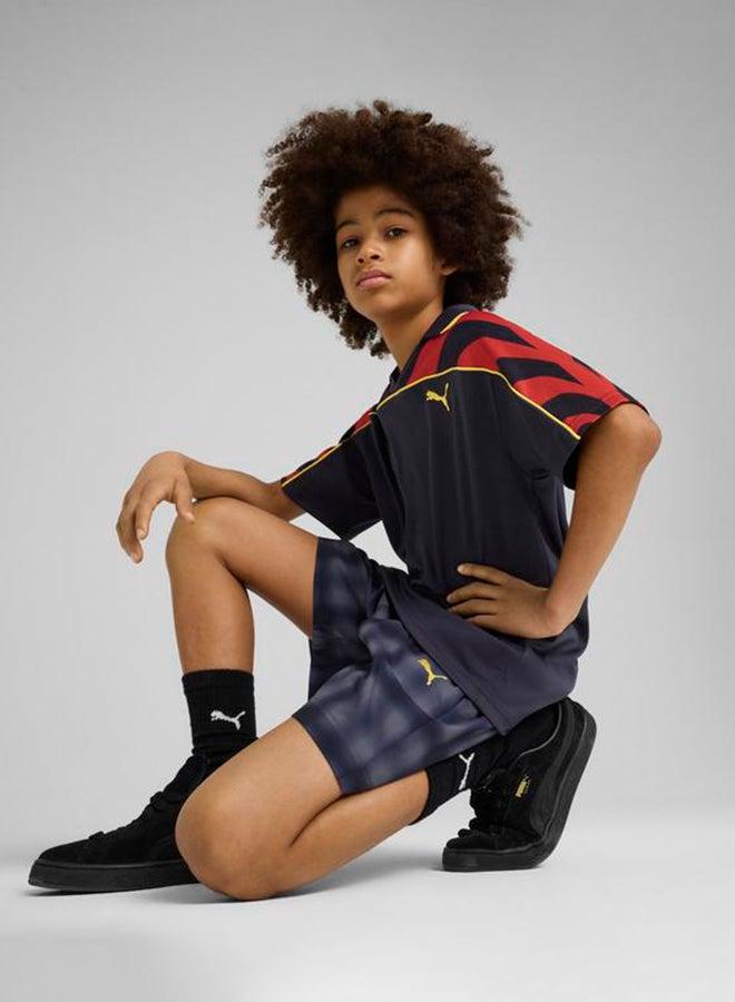 PUMA Youth Road To Unity All Over Printed Shorts - Image 3