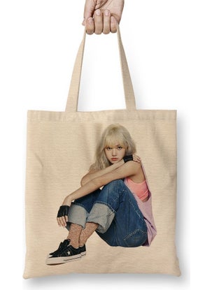Print Shop Lisa Blackpink 002 Cloth Bag Long Handle