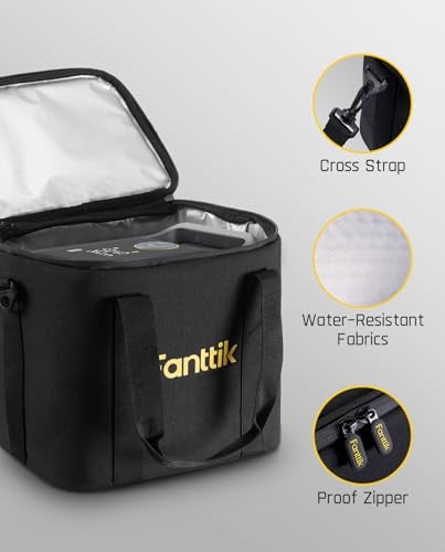 Fanttik Carrying Case for X9 Ultra Portable Tire Inflator, Camera Shoulder Bag, Thermal Bag - Image 2