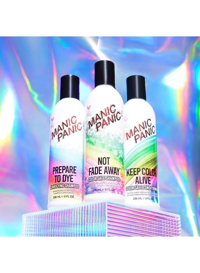 Manic Panic Not Fade Away Color Safe Shampoo For Color Treated Hair - Sulfate & Paraben Free - Vegan & Cruelty Free Moisturizing & Volumizing Shampoo (8Oz)