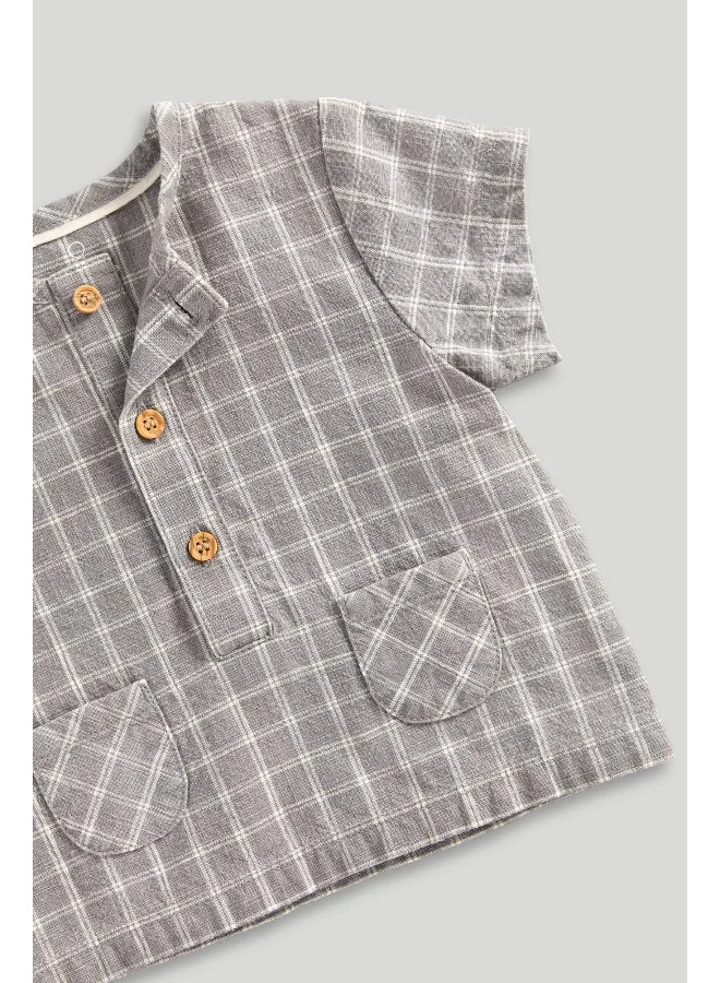 mothercare Checked Top and Shorts Set